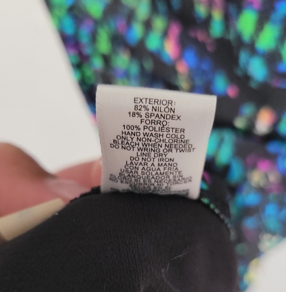 New Derek Lam Nightshade Multi Color Monokini Swimsuit - Picture 5 of 9